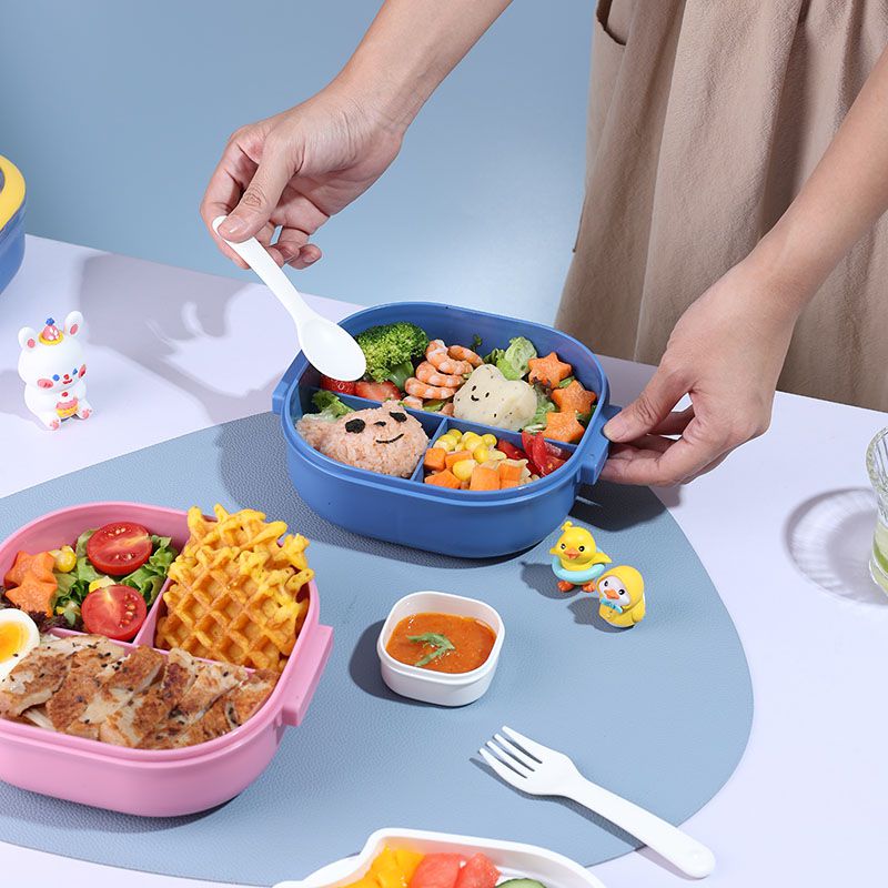 New portable plastic kids lunch box